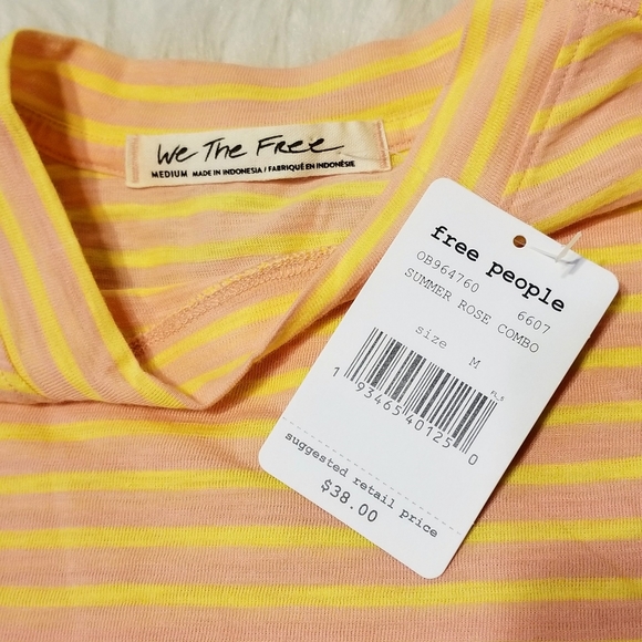 FREE PEOPLE We The Free Night Sky Striped Tee - Picture 10 of 11